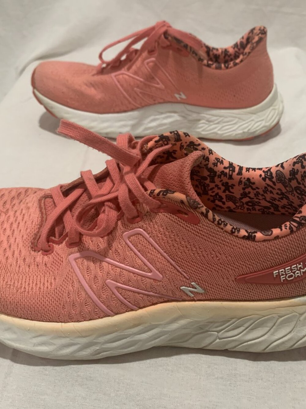 New Balance Fresh Foam X EVOZ v3 Women's 7.5 Pink Leopard Animal Print Running